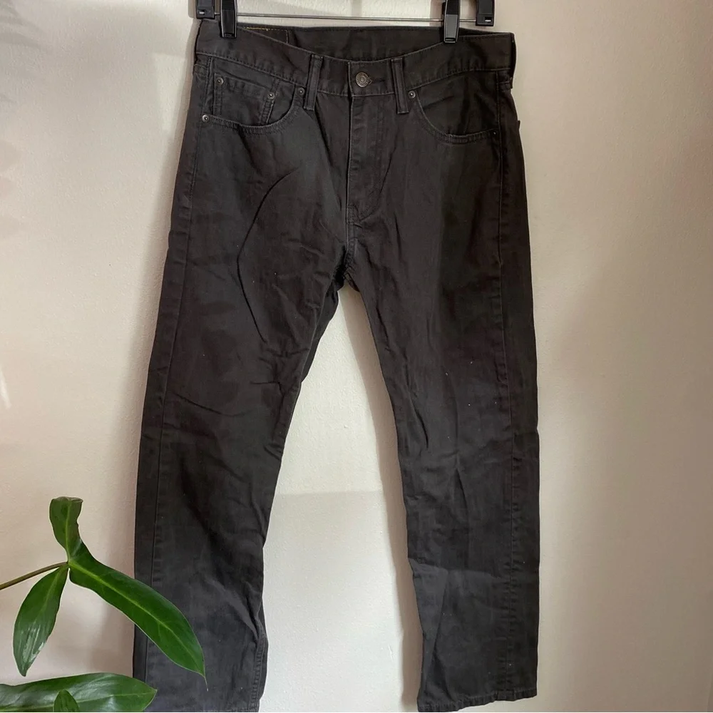 Levi's 505 Slim Jeans in Charcoal Size W30‎ L30